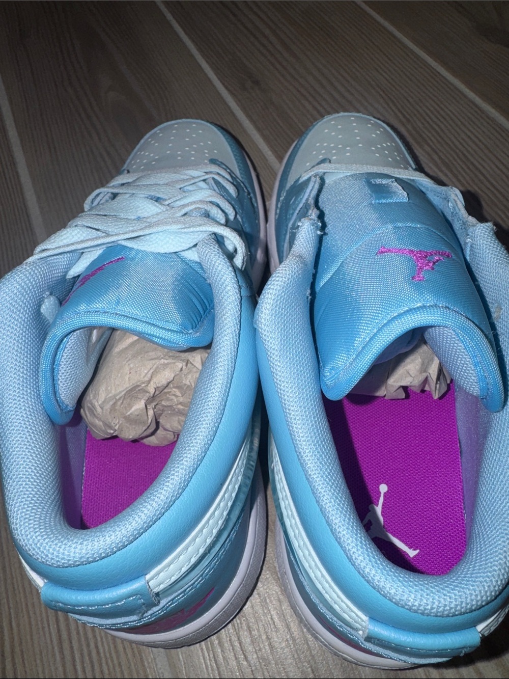 Jordan 1 low aquarius blue - Picture 3 of 6